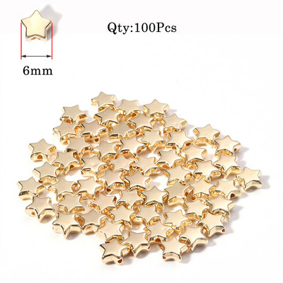 100–400 tk CCB võluhelmed ehete valmistamiseks Rataste helmeste lamedad ümmargused tähed, kuulmiskujulised helmed, isetehtud käevõrud, tarvikud