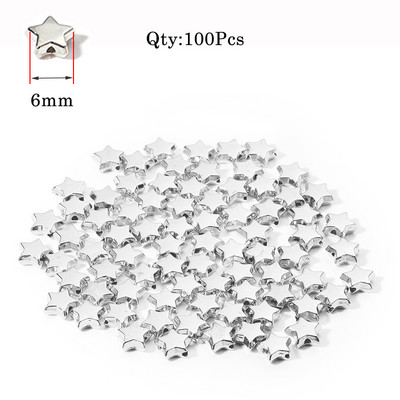 100–400 tk CCB võluhelmed ehete valmistamiseks Rataste helmeste lamedad ümmargused tähed, kuulmiskujulised helmed, isetehtud käevõrud, tarvikud