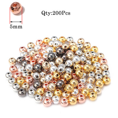 100–400 tk CCB võluhelmed ehete valmistamiseks Rataste helmeste lamedad ümmargused tähed, kuulmiskujulised helmed, isetehtud käevõrud, tarvikud