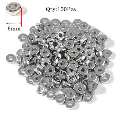 100–400 tk CCB võluhelmed ehete valmistamiseks Rataste helmeste lamedad ümmargused tähed, kuulmiskujulised helmed, isetehtud käevõrud, tarvikud