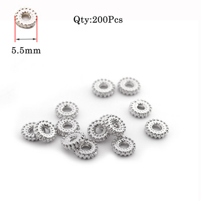 100–400 tk CCB võluhelmed ehete valmistamiseks Rataste helmeste lamedad ümmargused tähed, kuulmiskujulised helmed, isetehtud käevõrud, tarvikud