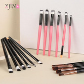 XJING meigipintslid 6 tk lauvärvid kulmupintslid segavad meigipintslid sünteetilised harjased ilu silmad kosmeetika pintslite komplekt