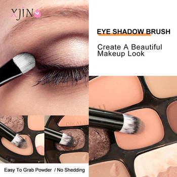 XJING Πινέλα μακιγιάζ 6 τμχ Σετ βουρτσών για σκιές ματιών με βούρτσες με συνδυασμό μακιγιάζ συνθετικές τρίχες Beauty Eyes Cosmetics