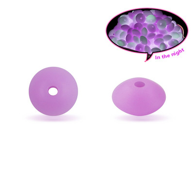 50 tk 12 mm helendavad silikoonist läätsehelmed, mis helendavad pimedas lahtised vahehelmed, DIY käevõru kaelakee ehete valmistamiseks