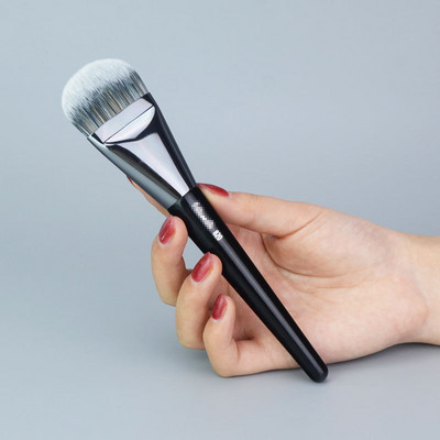 1db Angled Foundation smink ecsetek Fan Powder Smink ecsetek 3D Bronzer Blusher stippling ecset Szemhéjpúder korrektor Szemöldök