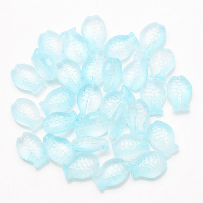 30 vnt. / siunta 10 * 14 mm Magic Color Maži Žuvies karoliukai Charms Stiklo tarpiklis Laisvi karoliukai papuošalams Gaminti pasidaryk pats apyrankių priedai