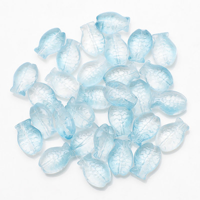 30 vnt. / siunta 10 * 14 mm Magic Color Maži Žuvies karoliukai Charms Stiklo tarpiklis Laisvi karoliukai papuošalams Gaminti pasidaryk pats apyrankių priedai