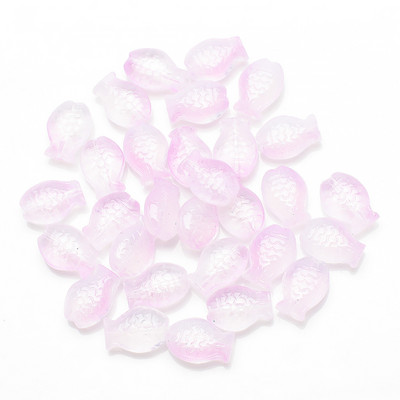 30 vnt. / siunta 10 * 14 mm Magic Color Maži Žuvies karoliukai Charms Stiklo tarpiklis Laisvi karoliukai papuošalams Gaminti pasidaryk pats apyrankių priedai