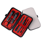 Ružičasto/crne škarice za pedikuru Alat za škarice za nokte Set od nehrđajućeg čelika za manikuru Škare za čišćenje mrtve kože Alat za dotjerivanje noktiju