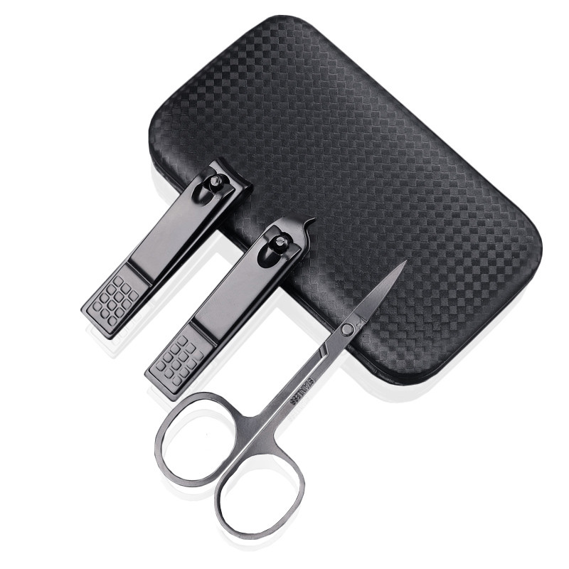 Ružičasto/crne škarice za pedikuru Alat za škarice za nokte Set od nehrđajućeg čelika za manikuru Škare za čišćenje mrtve kože Alat za dotjerivanje noktiju