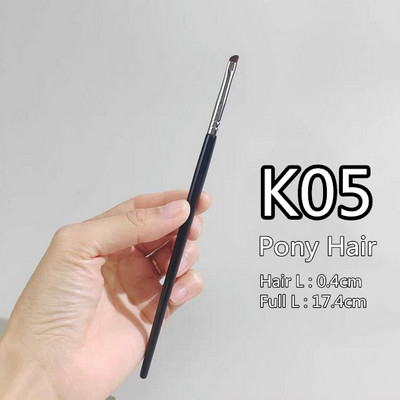 Lauvärvi kulmupintsel Kvaliteetne kitseponi karvade hõõguv varjund lauvärvi kulmumeigipintslid