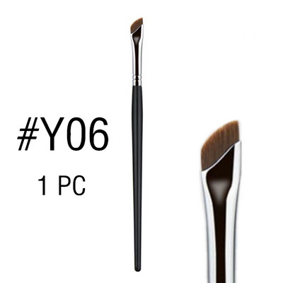 Lauvärvi kulmupintsel Kvaliteetne kitseponi karvade hõõguv varjund lauvärvi kulmumeigipintslid