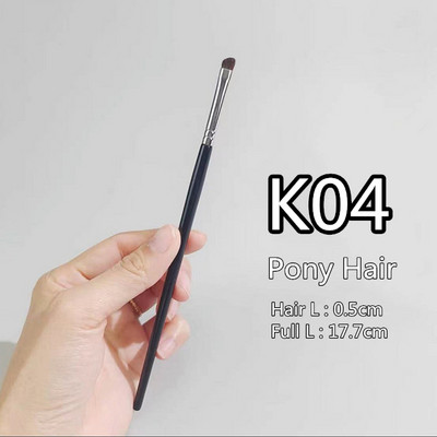 Lauvärvi kulmupintsel Kvaliteetne kitseponi karvade hõõguv varjund lauvärvi kulmumeigipintslid