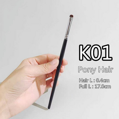 Lauvärvi kulmupintsel Kvaliteetne kitseponi karvade hõõguv varjund lauvärvi kulmumeigipintslid