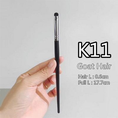 Lauvärvi kulmupintsel Kvaliteetne kitseponi karvade hõõguv varjund lauvärvi kulmumeigipintslid