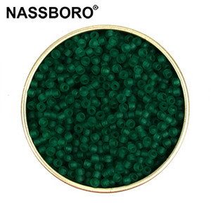 Kb.1000db 2 mm-es matt átlátszó cseh üveggyöngyök ékszerkészítéshez varázslatok Kralen magtávtartó laza gyöngyök barkácsolás kiegészítők