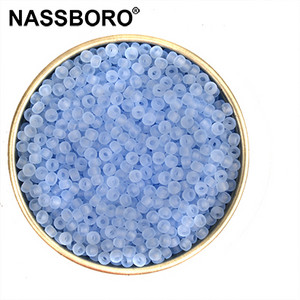 Kb.1000db 2 mm-es matt átlátszó cseh üveggyöngyök ékszerkészítéshez varázslatok Kralen magtávtartó laza gyöngyök barkácsolás kiegészítők