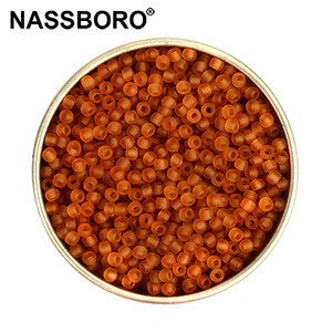 Kb.1000db 2 mm-es matt átlátszó cseh üveggyöngyök ékszerkészítéshez varázslatok Kralen magtávtartó laza gyöngyök barkácsolás kiegészítők