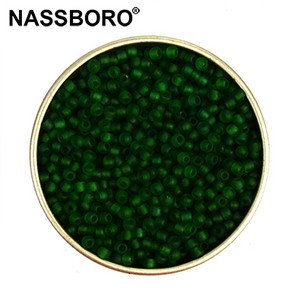 Kb.1000db 2 mm-es matt átlátszó cseh üveggyöngyök ékszerkészítéshez varázslatok Kralen magtávtartó laza gyöngyök barkácsolás kiegészítők