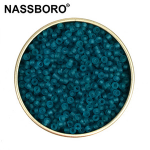 Kb.1000db 2 mm-es matt átlátszó cseh üveggyöngyök ékszerkészítéshez varázslatok Kralen magtávtartó laza gyöngyök barkácsolás kiegészítők