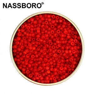 Kb.1000db 2 mm-es matt átlátszó cseh üveggyöngyök ékszerkészítéshez varázslatok Kralen magtávtartó laza gyöngyök barkácsolás kiegészítők