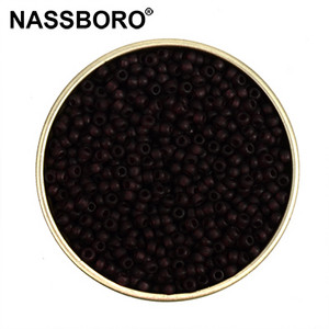 Kb.1000db 2 mm-es matt átlátszó cseh üveggyöngyök ékszerkészítéshez varázslatok Kralen magtávtartó laza gyöngyök barkácsolás kiegészítők