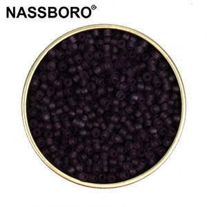 Kb.1000db 2 mm-es matt átlátszó cseh üveggyöngyök ékszerkészítéshez varázslatok Kralen magtávtartó laza gyöngyök barkácsolás kiegészítők