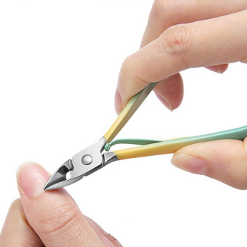 2023 Нов комплект ножици за нокти Комплект ножици за нокти от неръждаема стомана със сгъваема чанта Комплекти ножици за маникюр Ножици Инструмент за красота за грим