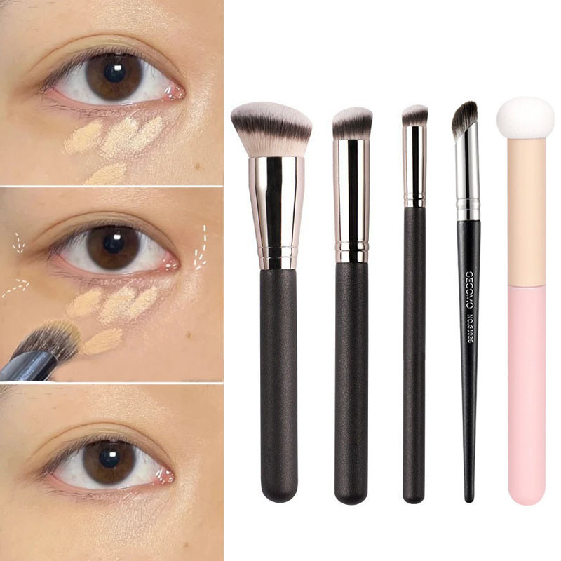 1 tk Professionaalsed meigipintslid Sõrme kõht peakate Dark Circles Foundation peitekreemi pintsel Detail Ilutööriistad