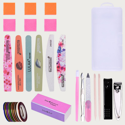 CNHIDS Profesionalūs Nagų rinkiniai Rinkiniai Manikiūro Įrankiai Poliravimas Nagų Dilelių Blokas Dead Skin Šlifuoklis Manikiūro Slaugos Priedai