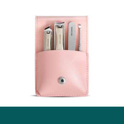 Set de manichiură Foarfece de calitate chirurgicală Mașină de tăiat unghii anti stropire Instrument Set de pedichiură Kit portabil de călătorie pentru acasă Foarfecă de unghii