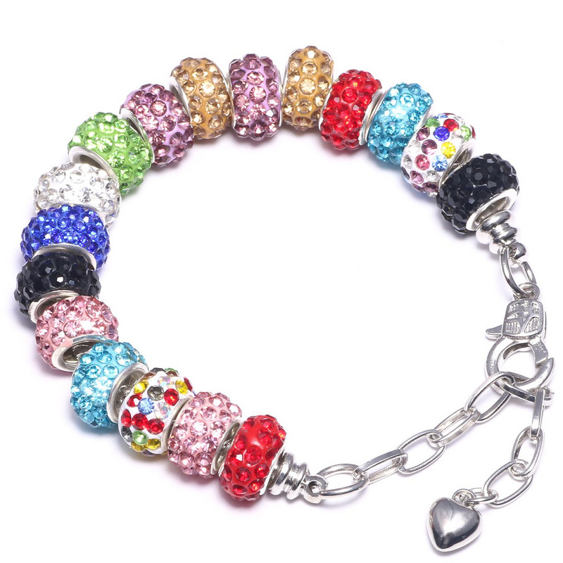 Silikoonist vahekorgiga klambriklambrid helmed Murano kristallist vahehelmed, mis sobivad ehetega, meisterdamine originaal Pandora kaelakee käevõru