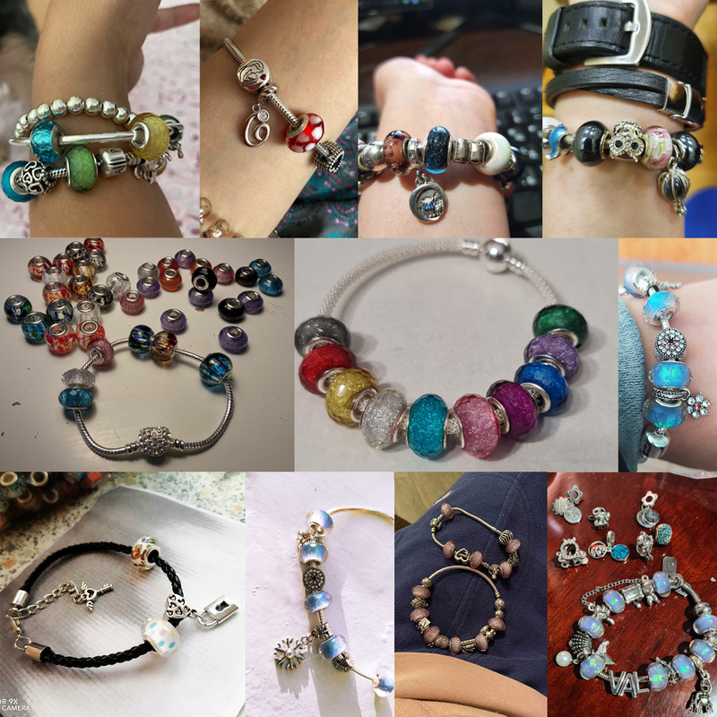 Silikoonist vahekorgiga klambriklambrid helmed Murano kristallist vahehelmed, mis sobivad ehetega, meisterdamine originaal Pandora kaelakee käevõru