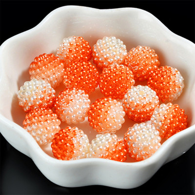 12/20 mm razmak Višebojni gradijent Akril Bayberry imitacija bisera Okrugle labave perle Ogrlica Narukvica Izrada nakita