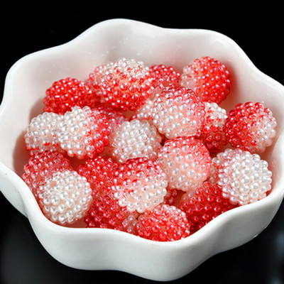 12/20 mm razmak Višebojni gradijent Akril Bayberry imitacija bisera Okrugle labave perle Ogrlica Narukvica Izrada nakita