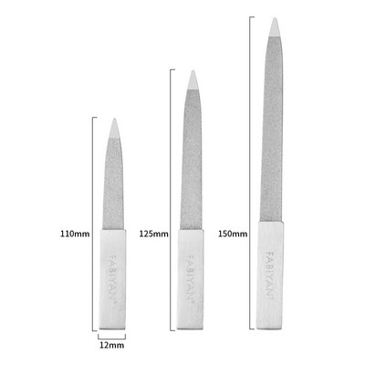 4/5/6 colio nagų dailės dildė Metalinė odelių stūmiklio valiklis nerūdijančio plieno dvipusis šveitimo buferis šlifavimo manikiūro pedikiūro įrankis