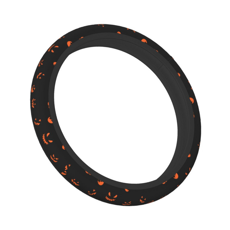 Happy Halloween auto rooliratta kate 38 cm libisemisvastane Pumpkin Terror rooliratta kaitsekate Auto autotarvikud