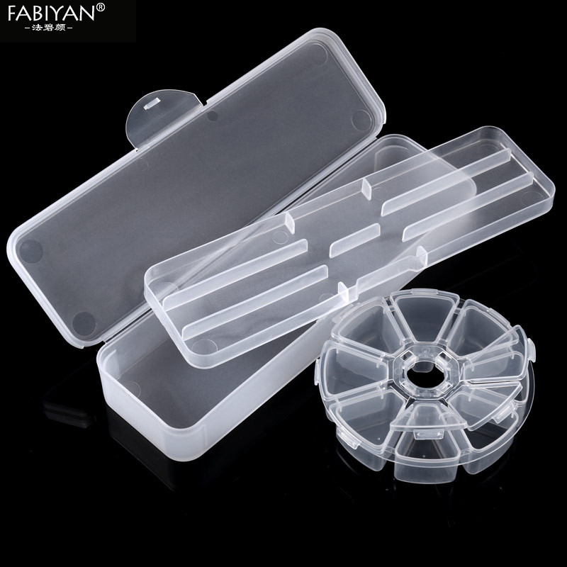 12 Grid Nail Art Πλαστικό Άδειο Κουτί Αποθήκευση Rhinestone Gem Crystal Glitter Beads Αξεσουάρ Διακόσμηση Organizer Θήκη δοχείου