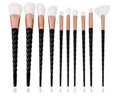 10db Unicorn sminkecset készlet alapozó púder szemhéjfesték szemöldök smink ecsetek Smink kozmetikai eszközök Pincel Maquiagem