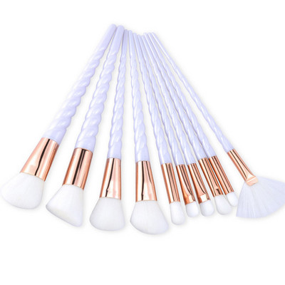 10db Unicorn sminkecset készlet alapozó púder szemhéjfesték szemöldök smink ecsetek Smink kozmetikai eszközök Pincel Maquiagem