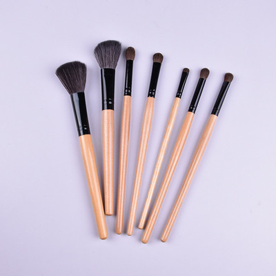 Υψηλής ποιότητας βούρτσα ματιών τρίχας 5 αλόγων Μεγάλη εφαρμογή βούρτσα σκιάς λοξή βούρτσα σκιάς ματιών Λεπτομέρεια βούρτσα σκιάς ματιών κούτσουρο μαύρο