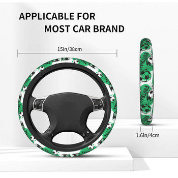 37-38 Κάλυμμα τιμονιού αυτοκινήτου Ποδόσφαιρο Ελαστικές Μπάλες ποδοσφαίρου Sports Car-styling Elastische Car Accessories