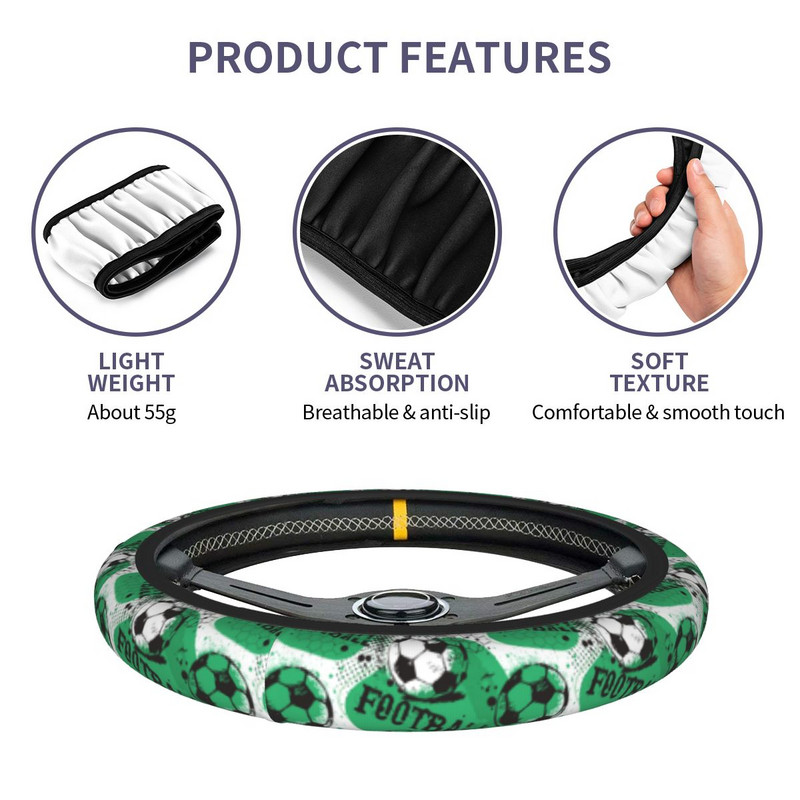 37-38 Automobilio vairo dangtelis Futbolas Elastingi Futbolo Kamuoliai Sportiniai Automobilių modeliai Elastische automobilių priedai