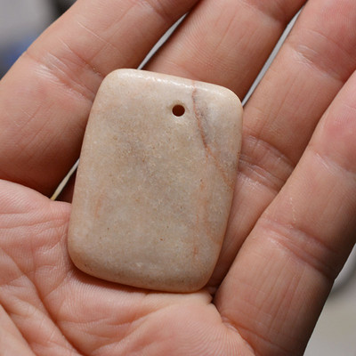 FLTMRH 1τμχ Φυσική Πέτρα Οβάλ Κολιέ με πέτρα από μουστάρδα Γούρια Κρεμαστό κόσμημα Κατασκευή DIY Μέγεθος κολιέ