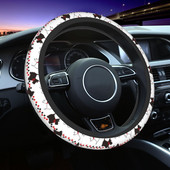 Scottie Dogs auto rooliratta kate 37-38 Pehme kingitus loomade koerte armastajatele rooliratta kaitsekate Auto autotarvikud