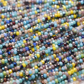 Kevadvärv 2mm Rondelle Shape Mix Color Hulgimüük Kristallklaashelmed Strand lahtised vahehelmed ehete valmistamiseks isetegemine