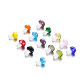 10/20 tk värvilised klaasseened helmed vahehoidik lahtised helmed kaelakee jaoks käevõru kõrvarõngad ehete valmistamine aksessuaarid hulgimüük