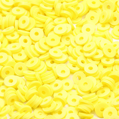 200/400/600 kom 6 mm ravan okrugli disk kralen od polimerske gline razmaknice perle za izradu nakita DIY boho ogrlica narukvica dodaci