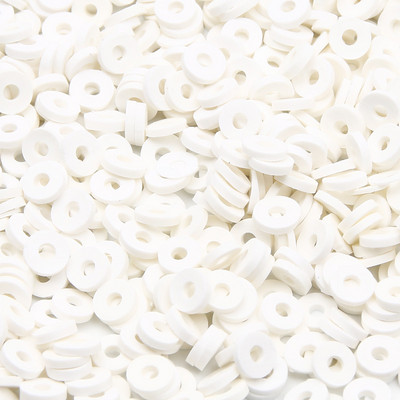 200/400/600 kom 6 mm ravan okrugli disk kralen od polimerske gline razmaknice perle za izradu nakita DIY boho ogrlica narukvica dodaci