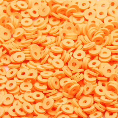 200/400/600 kom 6 mm ravan okrugli disk kralen od polimerske gline razmaknice perle za izradu nakita DIY boho ogrlica narukvica dodaci